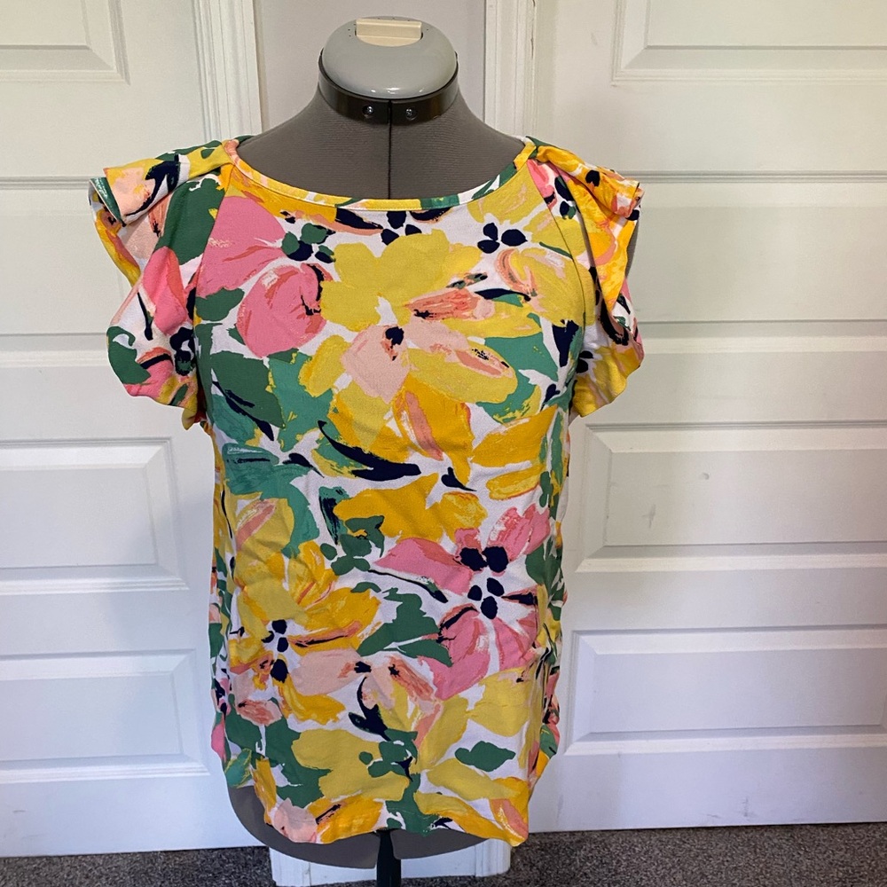 Loft floral blouse